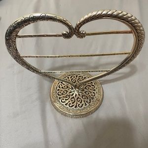 Brighton Silver plated earring jewelery holder